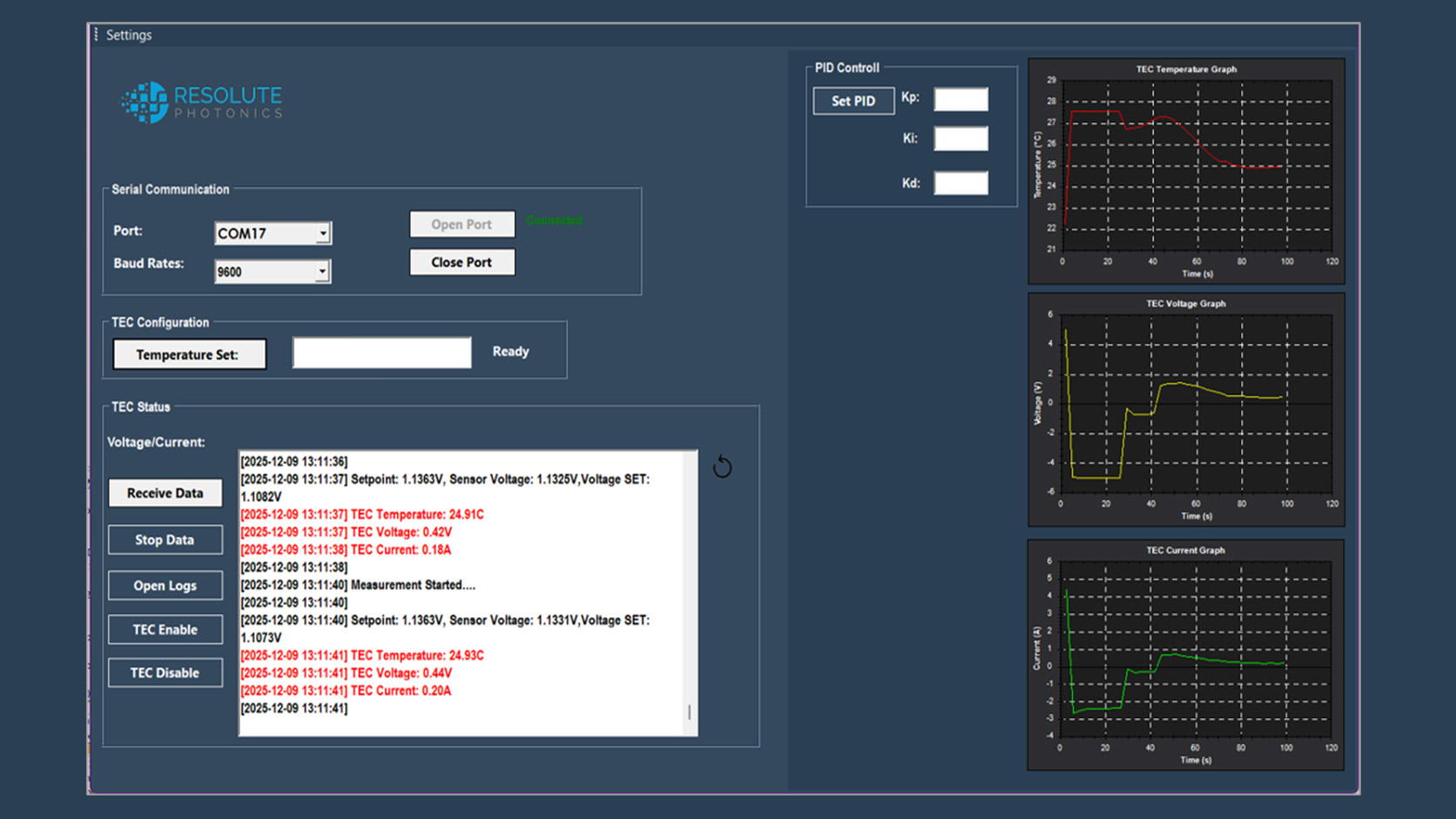 Firmware and GUI